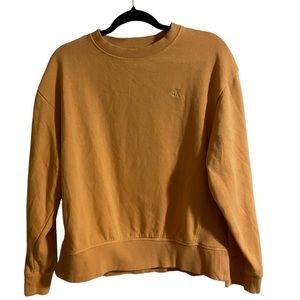 Calvin Klein Yellow-Orange Sweatshirt